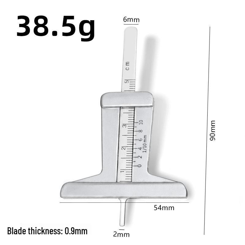 Integrated Thread Gauge: 55° British, 60° Metric, Metric-British, American Tooth Gauge.