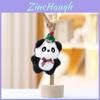 Plüsch-Panda-Schlüsselanhänger mit weichem Kurzplüsch – Geschenkidee für Mädchen