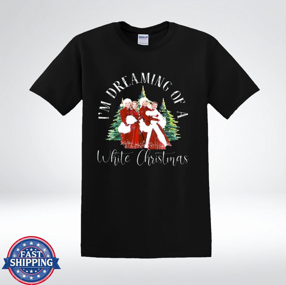 I’m Dreaming of a White Christmas Vintage Holiday Graphic T-Shirt 3XL
