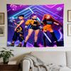 Dance Party Stars Decorative Wall-Hanging Tapestry, Home Ornament for Living Room,Dorm and Fan Parties,Multi-style,celebrities,cartoons,music,sports s