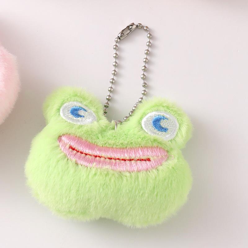 Adorable Plush Bear & Rabbit Brooch Keychain for Kids & Women - Cute Bag or Pin Accessory