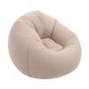 Inflatable Chair Foldable Portable Thickened Stable Support Blow Up Couch for Outdoor Camping Gray