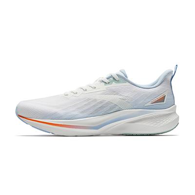 Rebound Support Abrasion Resistant Breathable Slip Resistant Running Shoes Men's White Blue 912625512-1