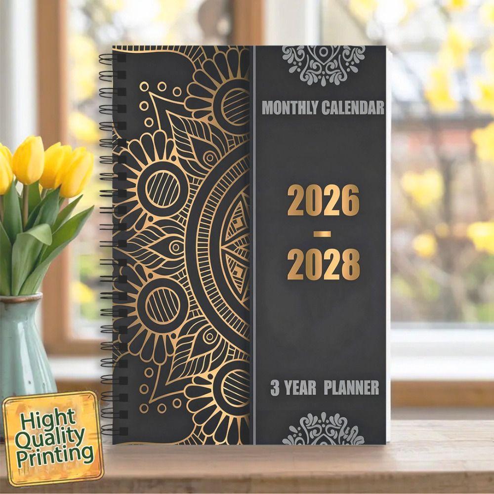 Scenery Cover Monthly Planner Calendar 100 Pages Diary Writing 3 Year Planner  Travel Journal