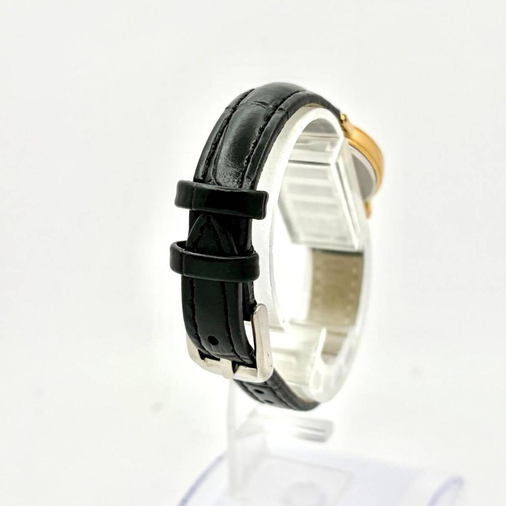SEIKO Spirit Ladies Watch Gold 320282 New Strap [New Battery] 4N21-0640