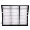 Akozon 18 Grid Eyeglass Display Case, Sunglasses Storage Box Organizer, Eyeglass Jewelry Display Box, Applied Family