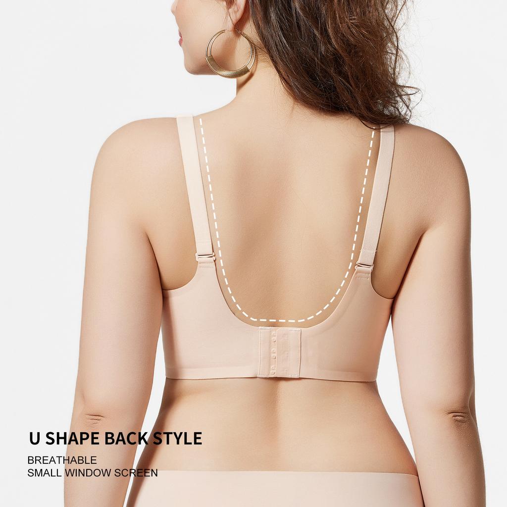 Women's Underwear: Gel-Filled, Wire-Free, Comfortable Anti-Sagging Plus Size Nursing Bra