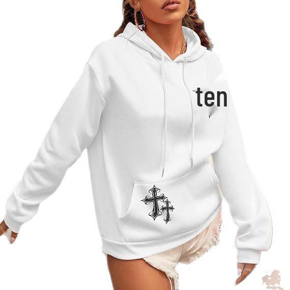 Dark Gothic Y2K Letter Print Hoodie Sweatshirt