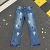 ZYLLO High Street Fashion Hip Hop Loose Casual Denim Baggy Jeans Pants Cityboy Streetwear Jeans Trousers