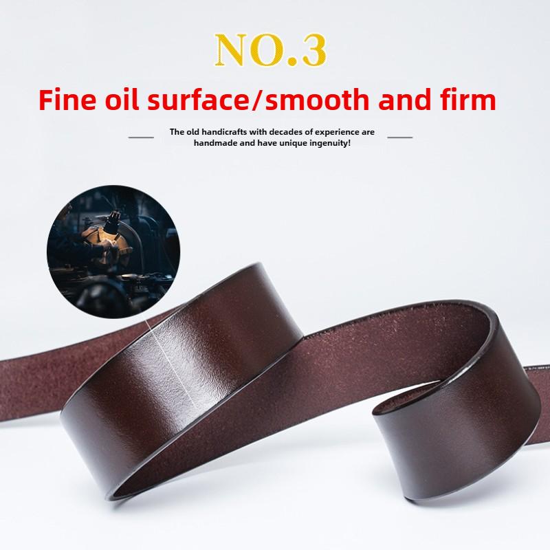 Men's Pull Belt Cowhide Designer Fashion Belt Harley Motorcycle Driver Personality Belt
