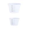 Heat-Resistant Silicone Measuring Cup Set: 125ml & 250ml - Ideal for Kitchen and Baking