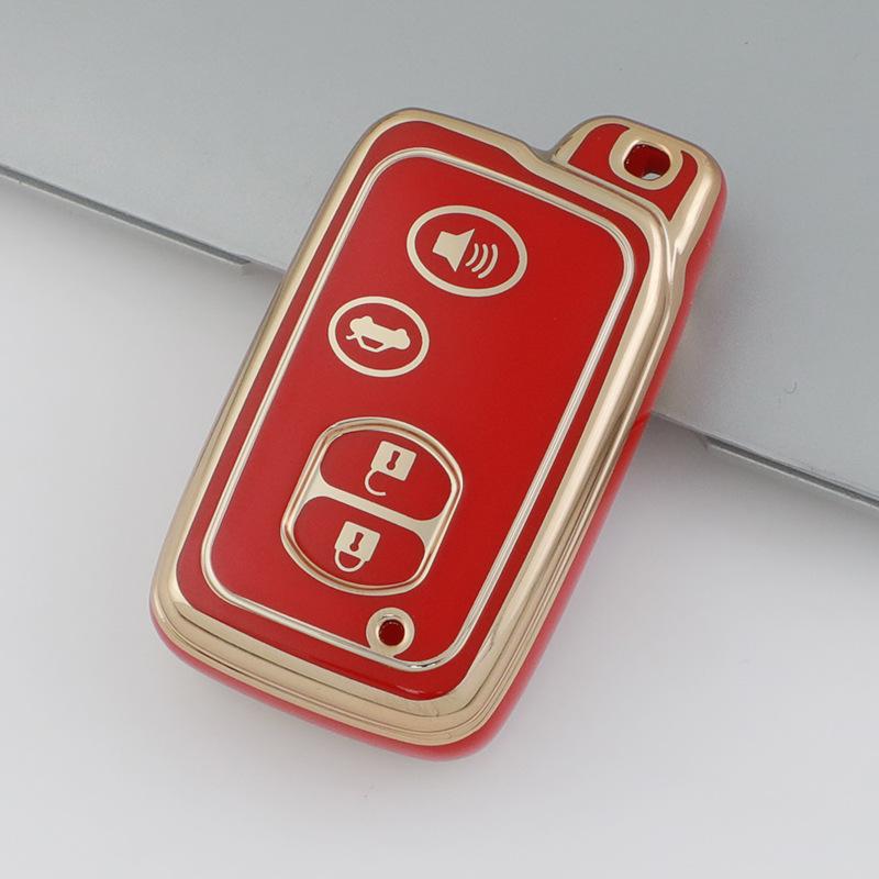 2 3 4 Buttons TPU Car Key Case for Toyota Aqua RAV4 Land Cruiser Camry Prado Corolla Prius Cover Keyless Remote Fob 2013 2014
