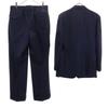 Chaps by Ralph Lauren 80s wool suit Setup Upper C-98/lower 82 Navy Men's Used