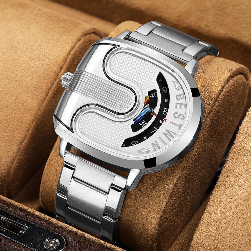Doctorstone BESTWIN Men's Alloy Golden U-Shaped Fashion Watch