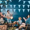 Pennant Banner Flags String Flags Decor 20 Pieces Bunting Banner Themed Decoration for Oktoberfest Party Home Picnic Backyard