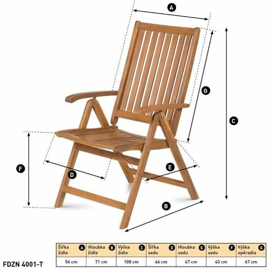 Garden chair Fieldmann FDZN 4001-T
