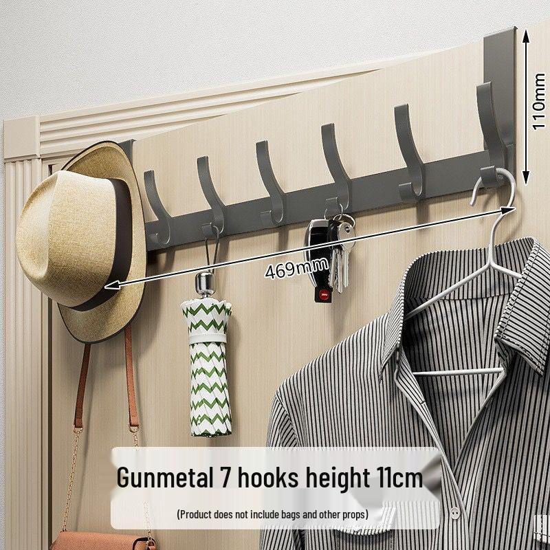 Over-the-Door No-Drill Coat Rack & Clothes Hook