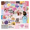 50 Sheets of Motivational Stickers Notebook for Strength Water Cup Skateboard Decorative Stickers Waterproof