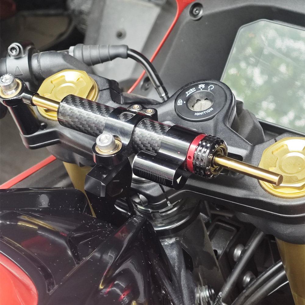 For VOGE RR660S RR 660S RR660 RR 660 S Motorcycle Accessories Carbon Fiber Steering Damper Stabilizer Mounting Bracket Support