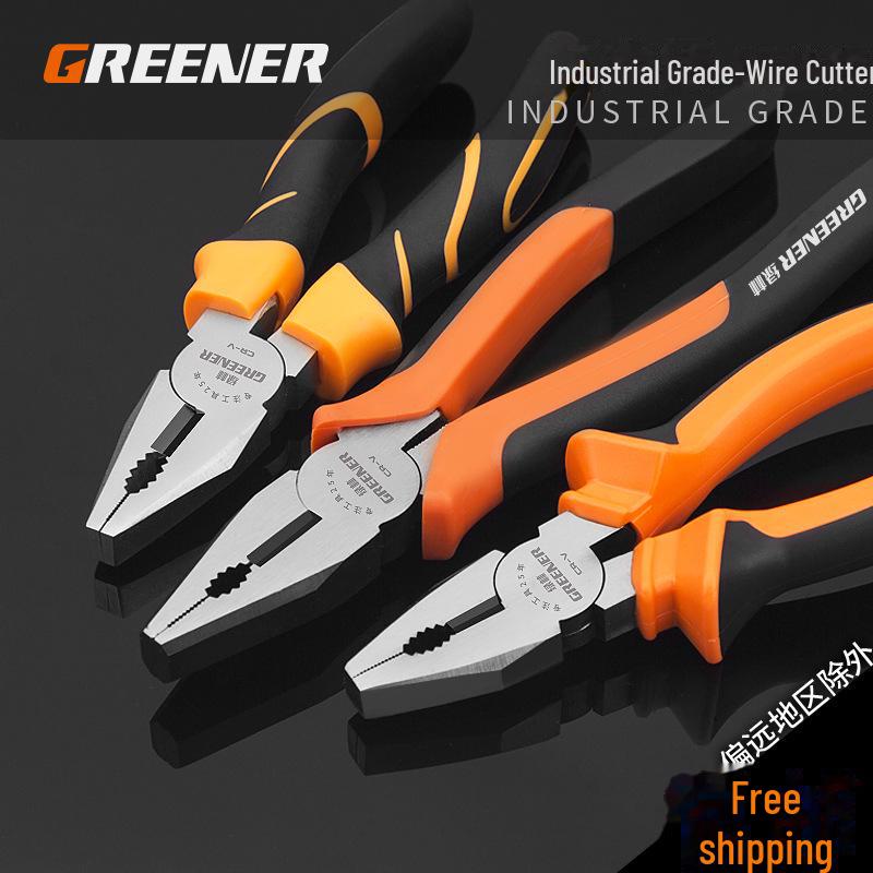 Green Forest 8-Inch Multi-Function Wire Cutters & Pliers – Industrial-Grade Hand Tool for Electricians