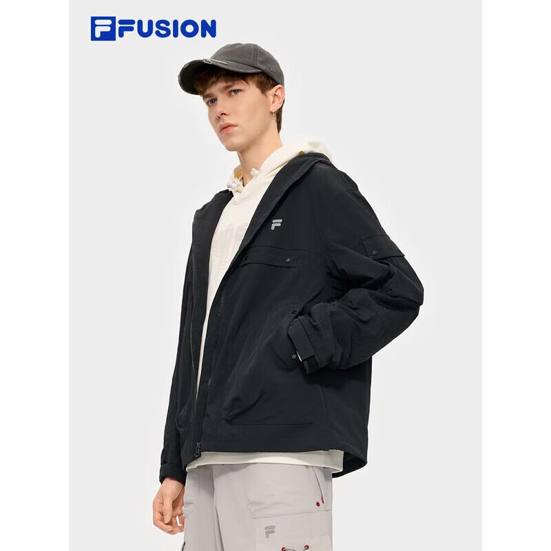 FILA FUSION Men s 2025 Winter Hooded Woven Jacket M