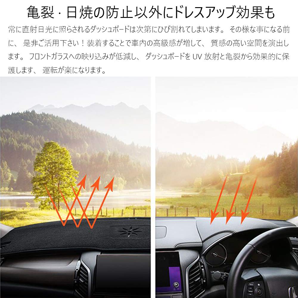 BOYOUS Dashboard Mat for Toyota Prius 30 PRIUS Protective Interior Floor Car and Insulation 2005 December Series, Mat, Parts, Mats, Sunscreen, (May -