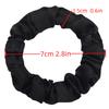 6/5pcs/set Satin Hair Scrunchies for Women Small Cute Scrunchy for Hair Headwear for Ponytail Accessories Rubber Band Black