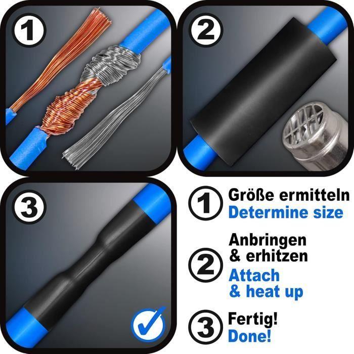 Gaine Thermorétractable - ISOLATECH - Ø 15mm - 25 Mètres - Polyoléfine - Transparent