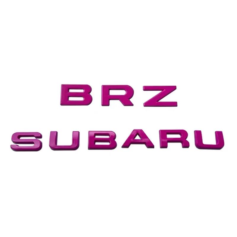 2025 for Subaru BRZ SYMMETRICAL AWD Car Rear Trunk Metal Emblem Stickers Auto Body Badge Tribeca XV STI Forester Impreza Outback X666