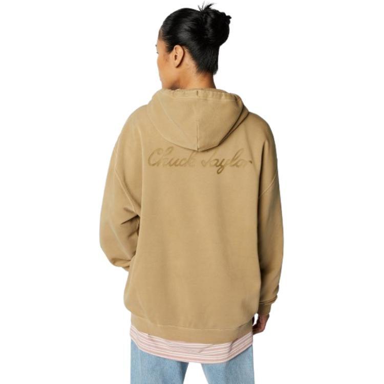 Converse Sweatshirts Men's Brown Hooded Moderate Regular 10025457-A03