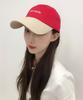 Tueseupis Two-Tone Ball Cap (Red-Beige)