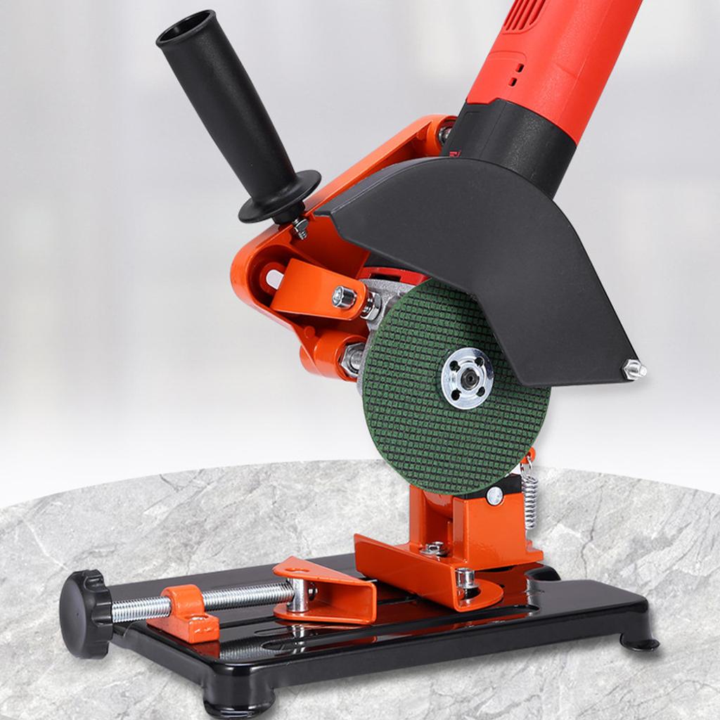 Angle Grinder Bracket 0 To 45 Deg Adjustable Aluminum Alloy Multifunctional Cutting Machine Support for 115 To 125 Angle Grinder