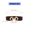 Waist Chain Underbust Waistband Elegant Chain Cowgirl Belt for Women Proms Club Party for Skirt Dresses