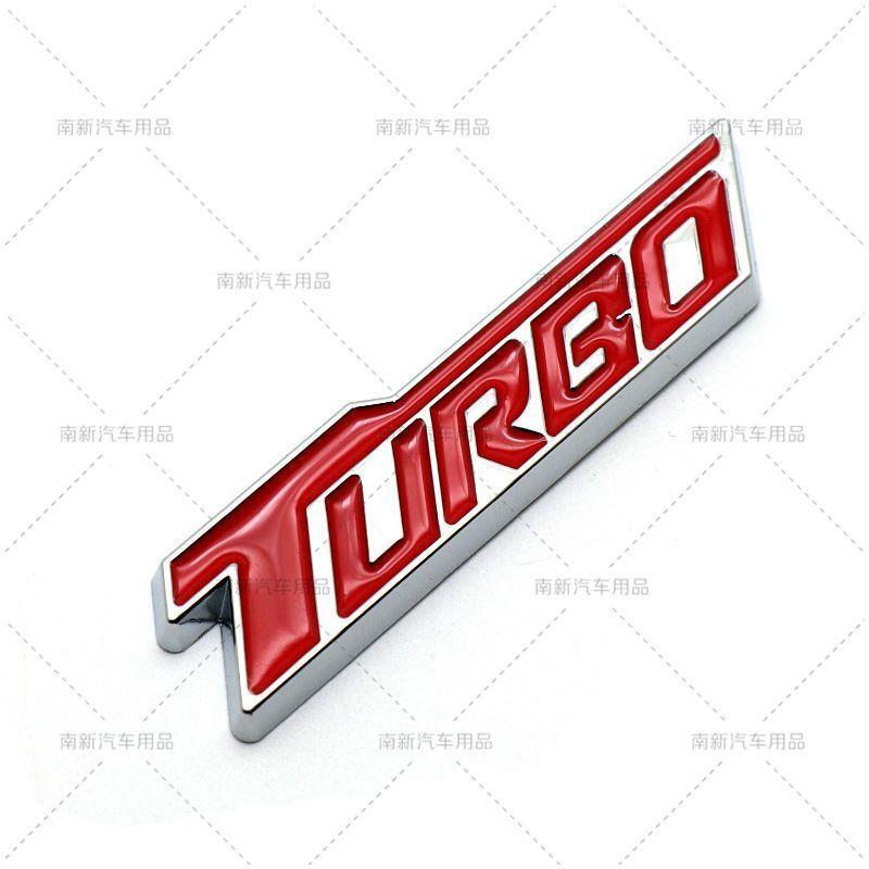 1Pc Applicable To Cruze Malibu Turbo Modified Metal Car Emblem Rear Decal Word Decal.