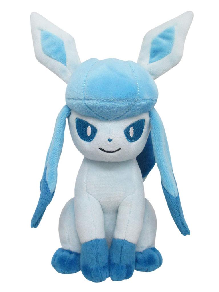 Sanei Boeki Pokemon ALL STAR COLLECTION Glaceon W11 x x H23cm Plush Toy Pokemon PP124 (S) D11.5