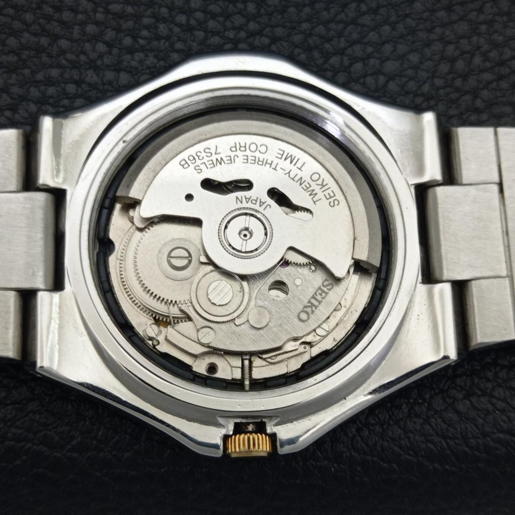 Echte Vintage SEIKO 5 AUTOMATIC 7S36B JAPAN Herrenuhr Original Zifferblatt a702416-5