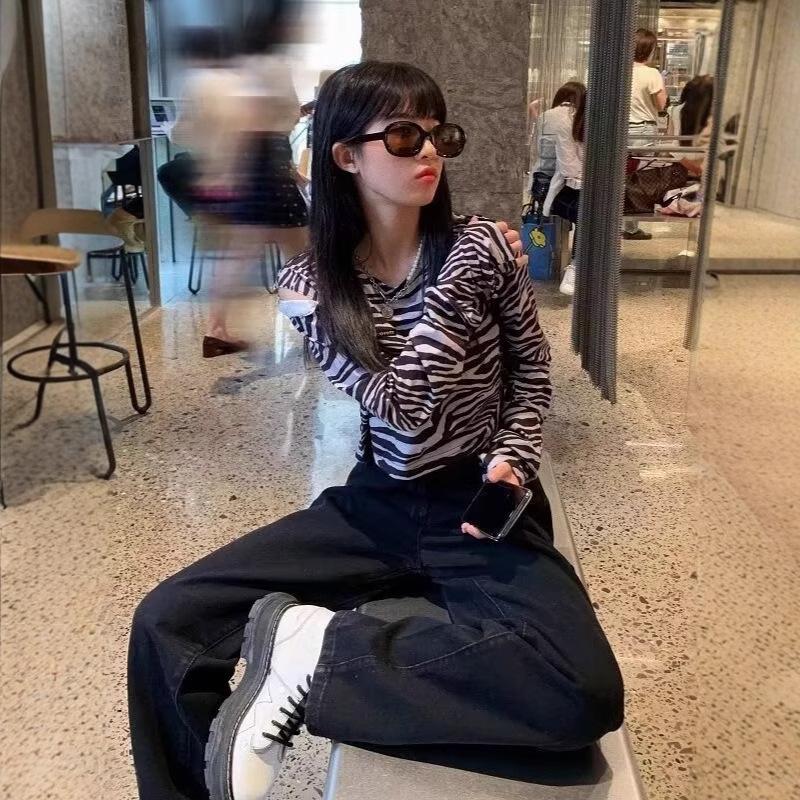 

Women s Large Black Washed Flared Wide-Leg Jeans, Low Waist, Loose Fit, Spring/Autumn American Style S темно-сірий