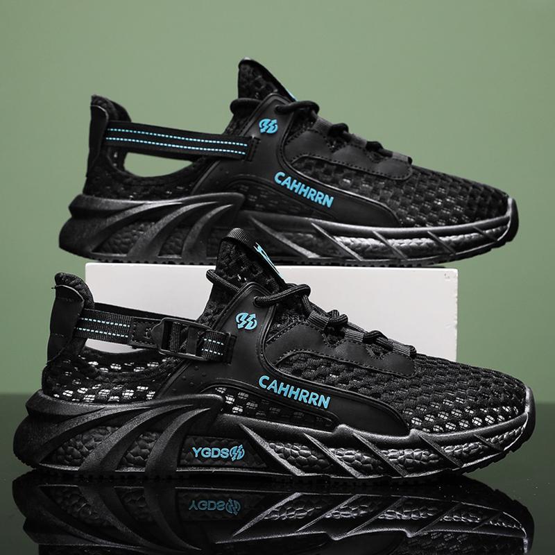 New Fashionable Men's Delicate Comfortable Flexible Breathable Anti Slip Wear-resistant Mesh Casual Sports Shoes Sneakers