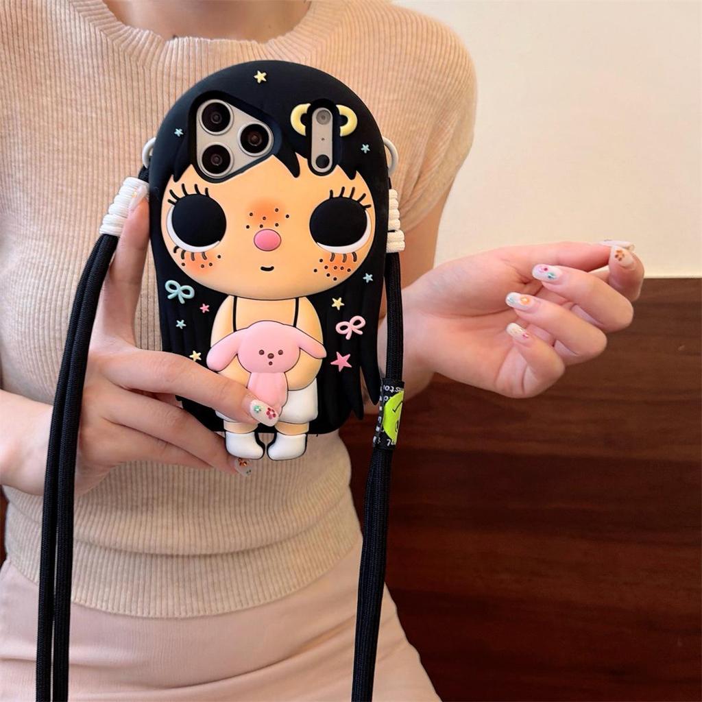 3D Cartoon Jade Anti-Fall Case for iPhone 14/13/12/11/Pro Max