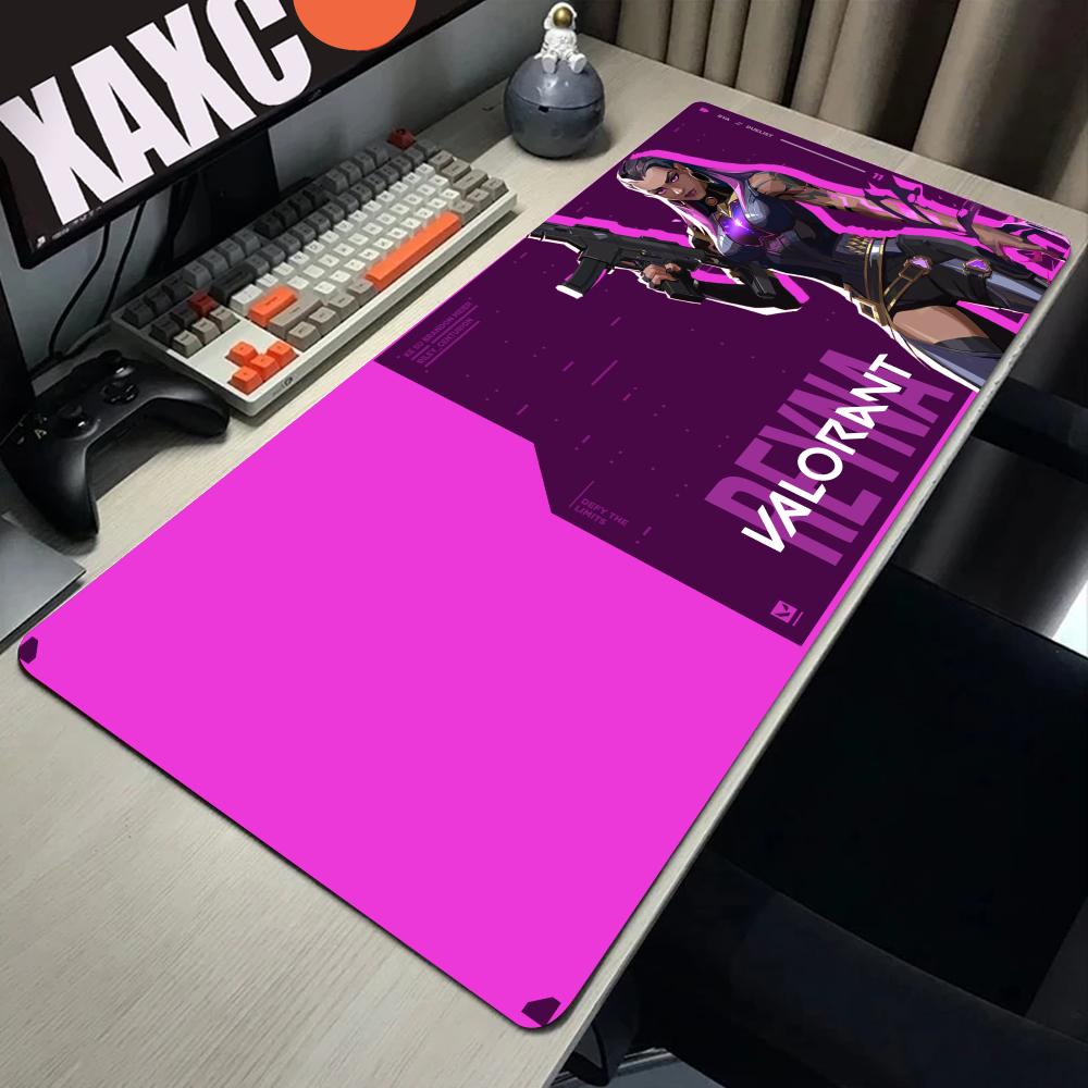 Reyna Valorant Mouse Pad Gaming XL Grande HD Nuovo Mousepad per Casa XXL Tappetino per Tastiera Gomma Naturale Morbida Tappeto per Ufficio Mouse Pad per Laptop