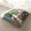 Cartoon Art J-Joguman Throw Flannel Fluffy Soft Blanket Warm Skin-Friendly Throw for Sofa Bed Office Nap Winter