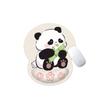 Niedliches Panda Memory Foam Handgelenkauflage und Mauspad Set - Rutschfeste Unterstützung für Tastatur und Maus