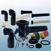 Wall-Hung In-Wall Toilet Cistern Kit with Flushing Pipe, Drain Bend, Valve, and Bolts