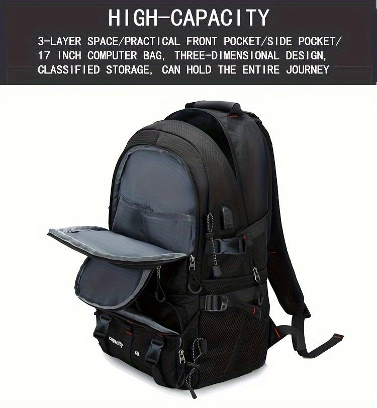 40L Waterproof Lightweight Travel Backpack Large Capacity Outdoor Hiking Backpack Camping Backpack Christmas, Halloween And Thanksgiving Gifts