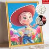 Disney Pearl Painting Toy Story Trish Handmade DIY Pearl Gemstone Painting Pictures Crafts Special Shape Home Wall Decoration