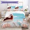 Big-eyed Rabbit Pattern Bedding,Quilt Set Quilt Cover Pillowcase Home Birthday Gift (1*duvet cover+2*pillowcase,without core)XSJT0917261