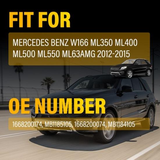 Rear Bumper Reflector Light Set for Mercedes Benz ML350 GLE350 ML63 AMG GLE400 V