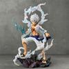 One Piece Luffy Sun God Nika Gear 5 Action Figure With Lightning Effect Collectible Model