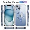 New Magnetic Phone Case for Apple 17promax Transparent Acrylic Reinforced Magnetic Ring Phone Case