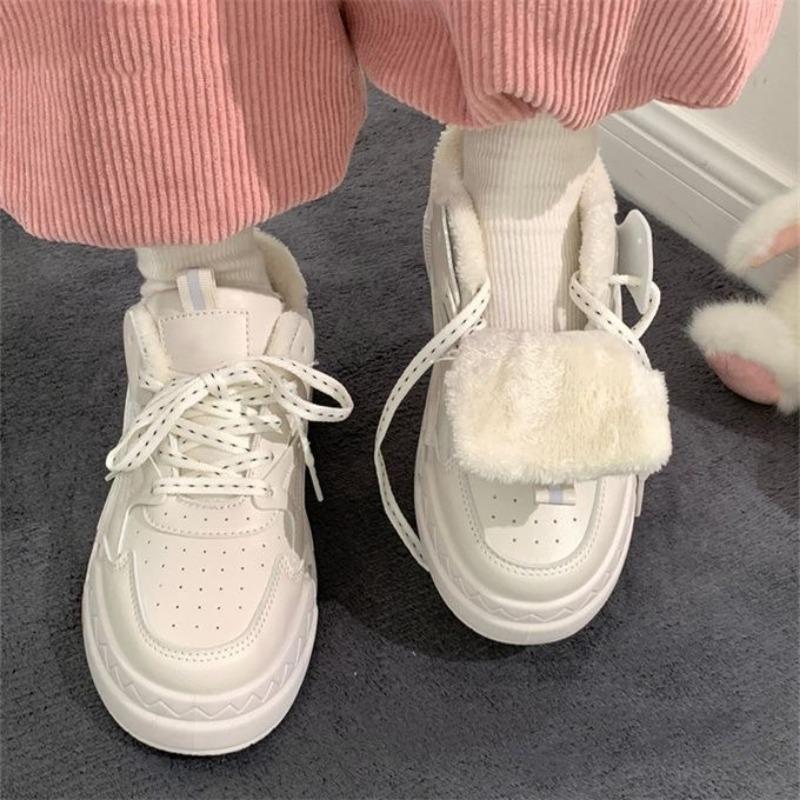 Mode Plattform Schuhe für Frauen 2024 Neue Winter Plüsch Warme frauen Turnschuhe Casual Vielseitige Damen Vulkanisierte Schuhe Zapatos De Mujer